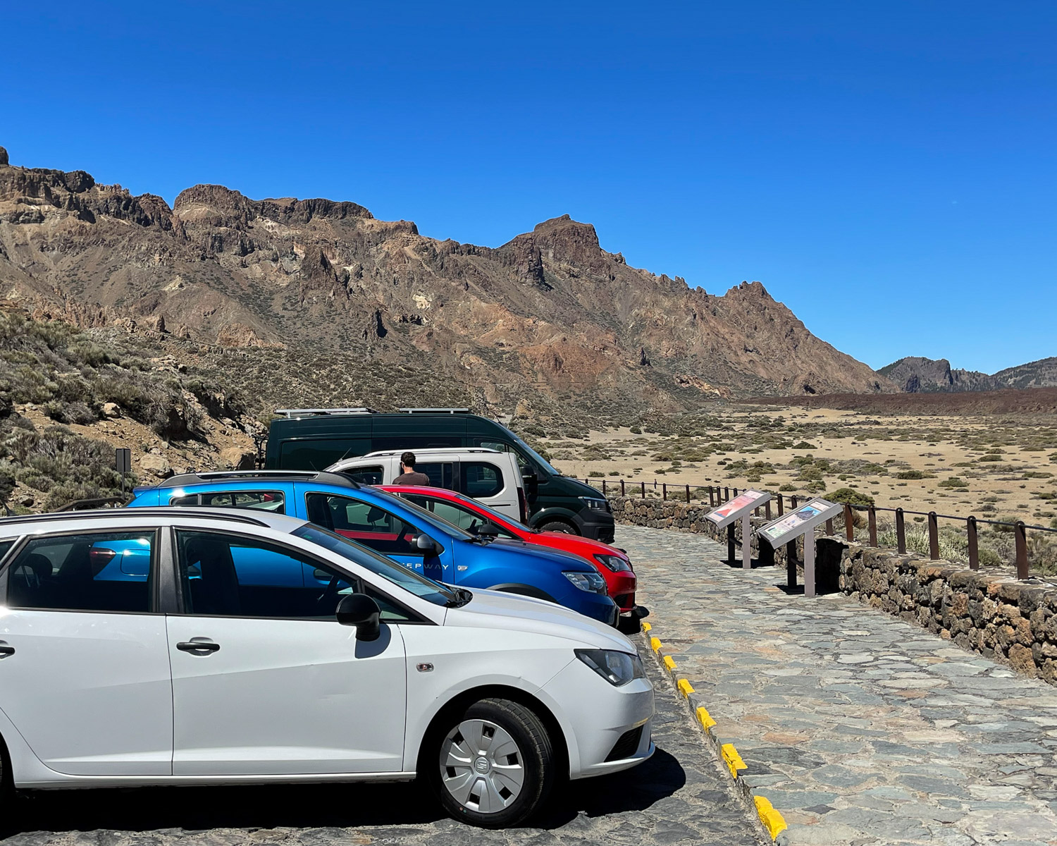 Parking areas at Teide National Park Tenerife Photo Heatheronhertravels.com-