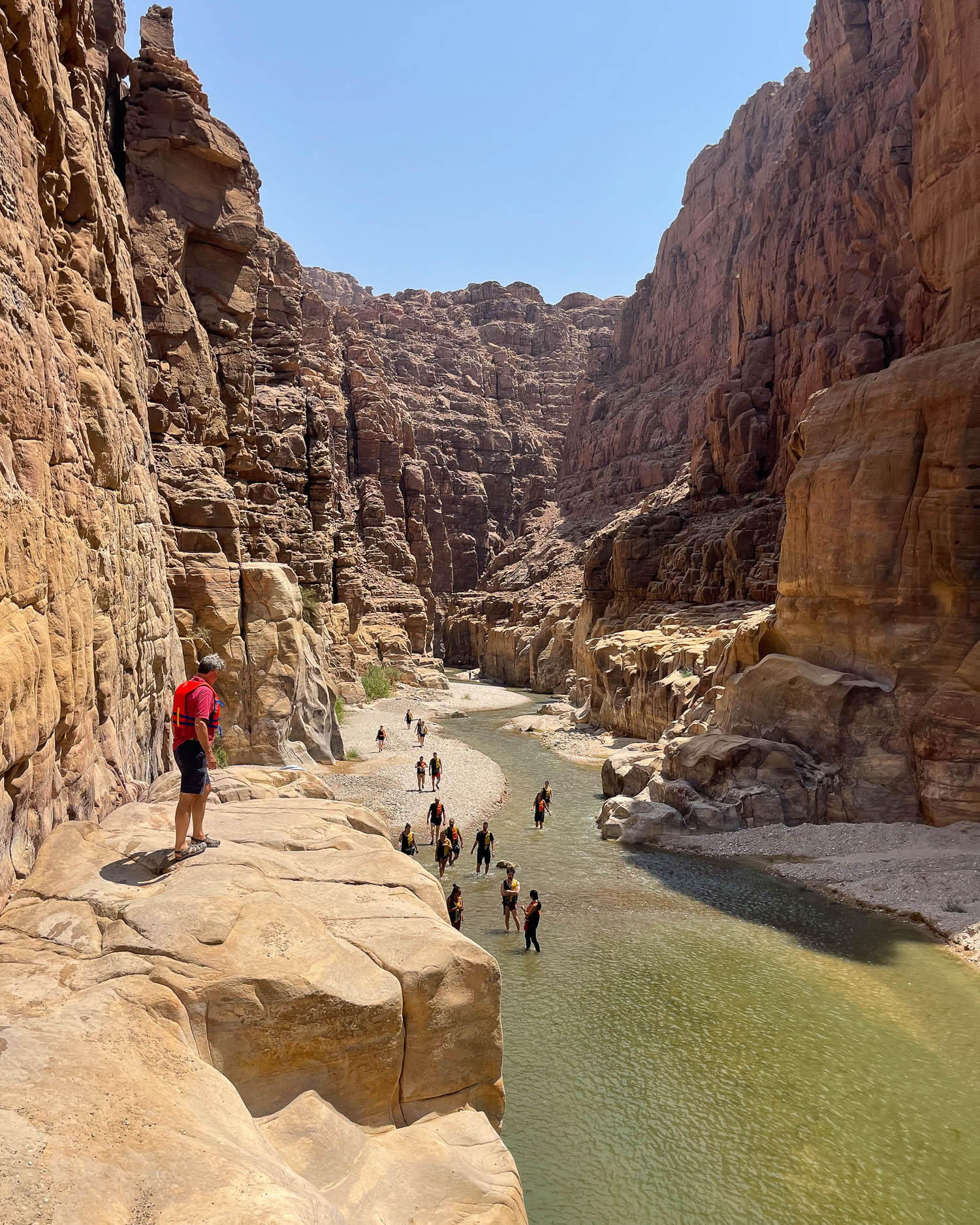 Siq Trail in Wadi Mujib in Jordan Photo Heatheronhertravels.com