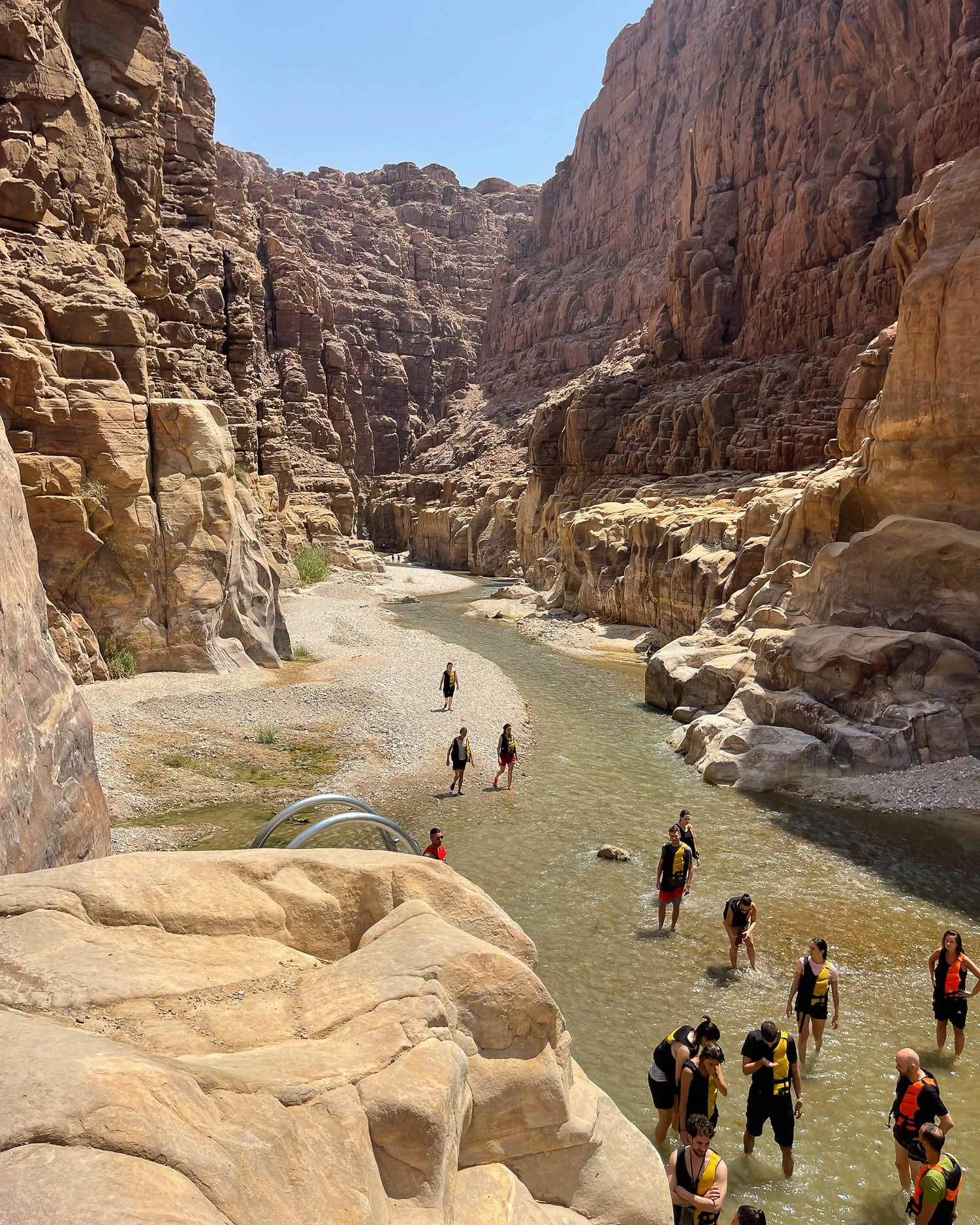 Siq Trail in Wadi Mujib in Jordan Photo Heatheronhertravels.com