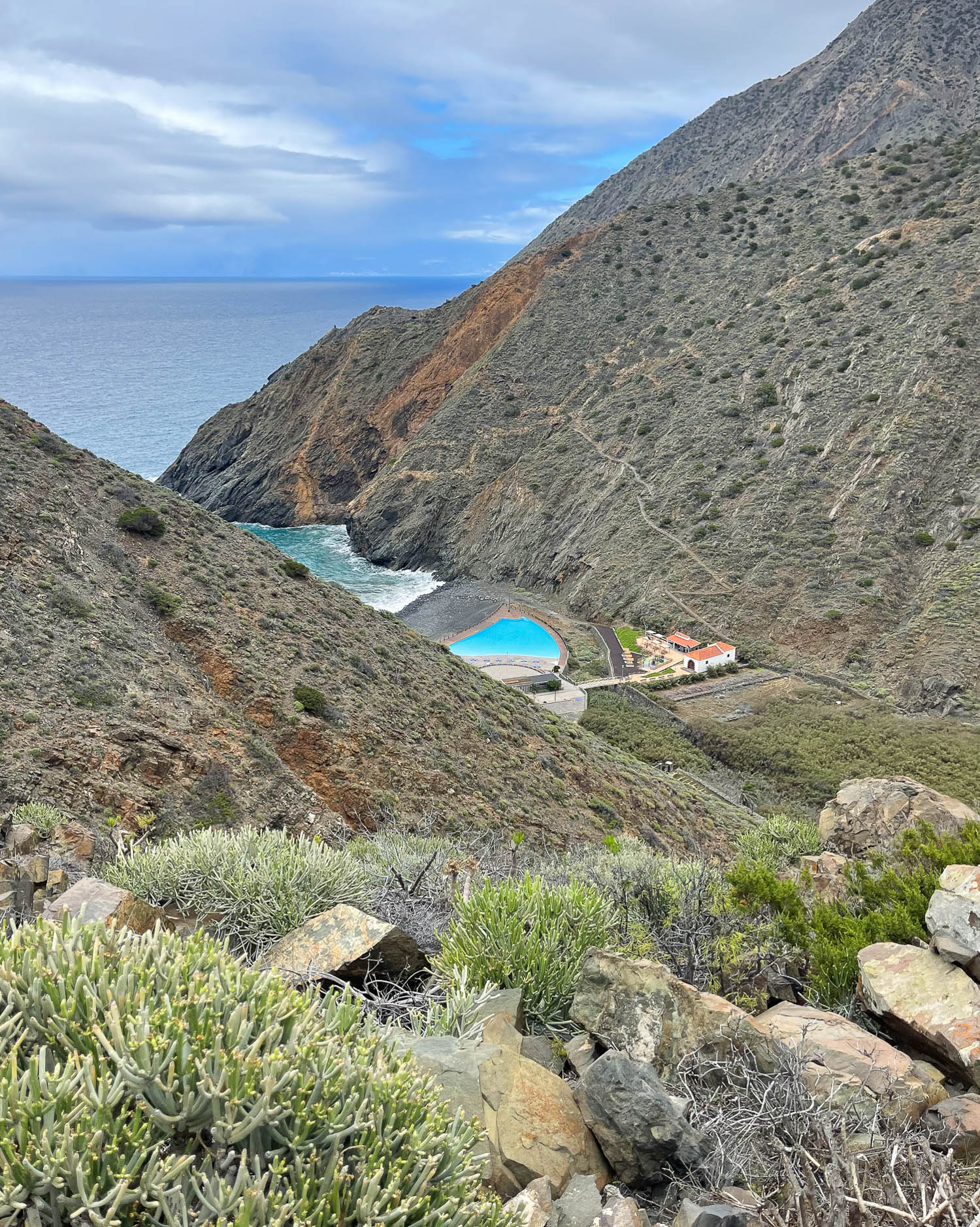 View to Playa de Vallehermoso La Gomera Photo Heatheronhertravels.com