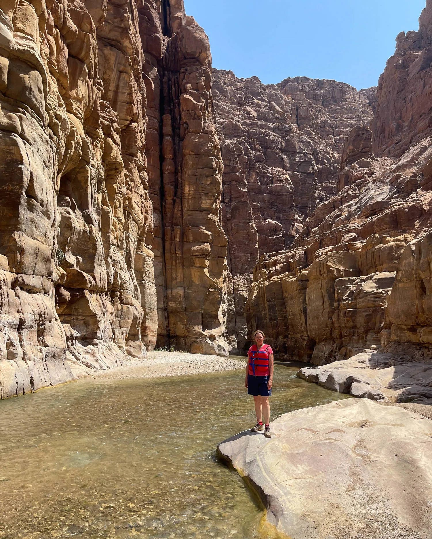 Wadi Mujib in Jordan Photo Heatheronhertravels.com