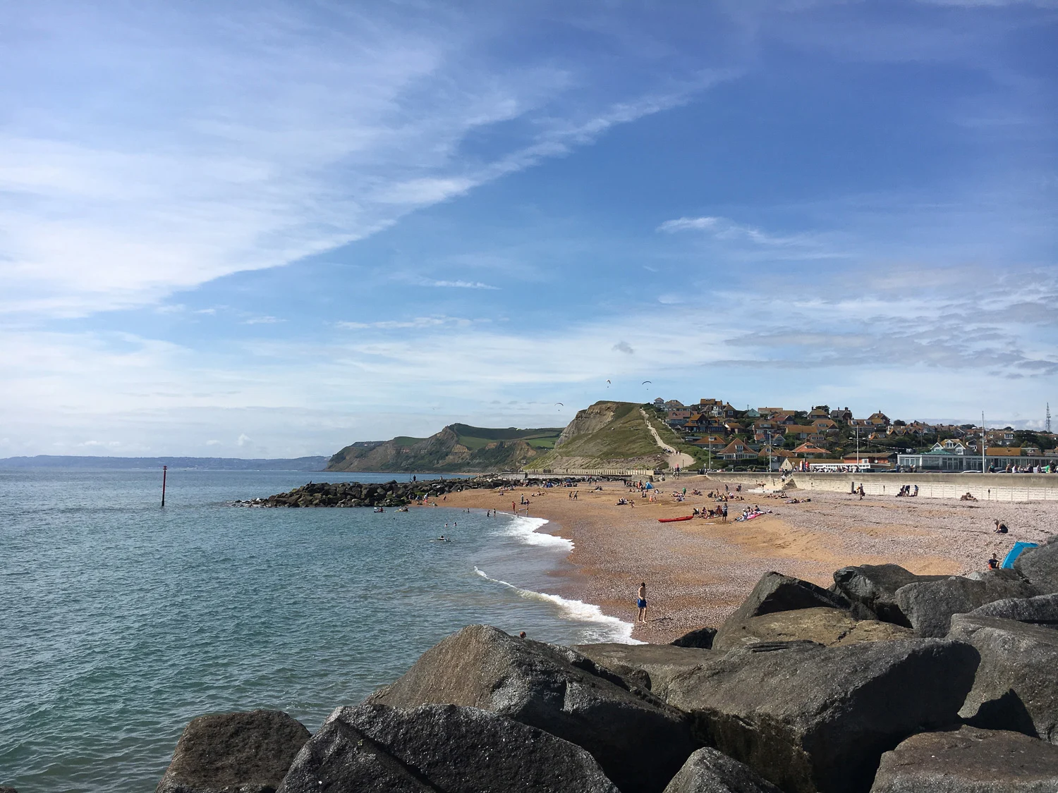 West Bay looking towards Eype Photo Visit Dorset