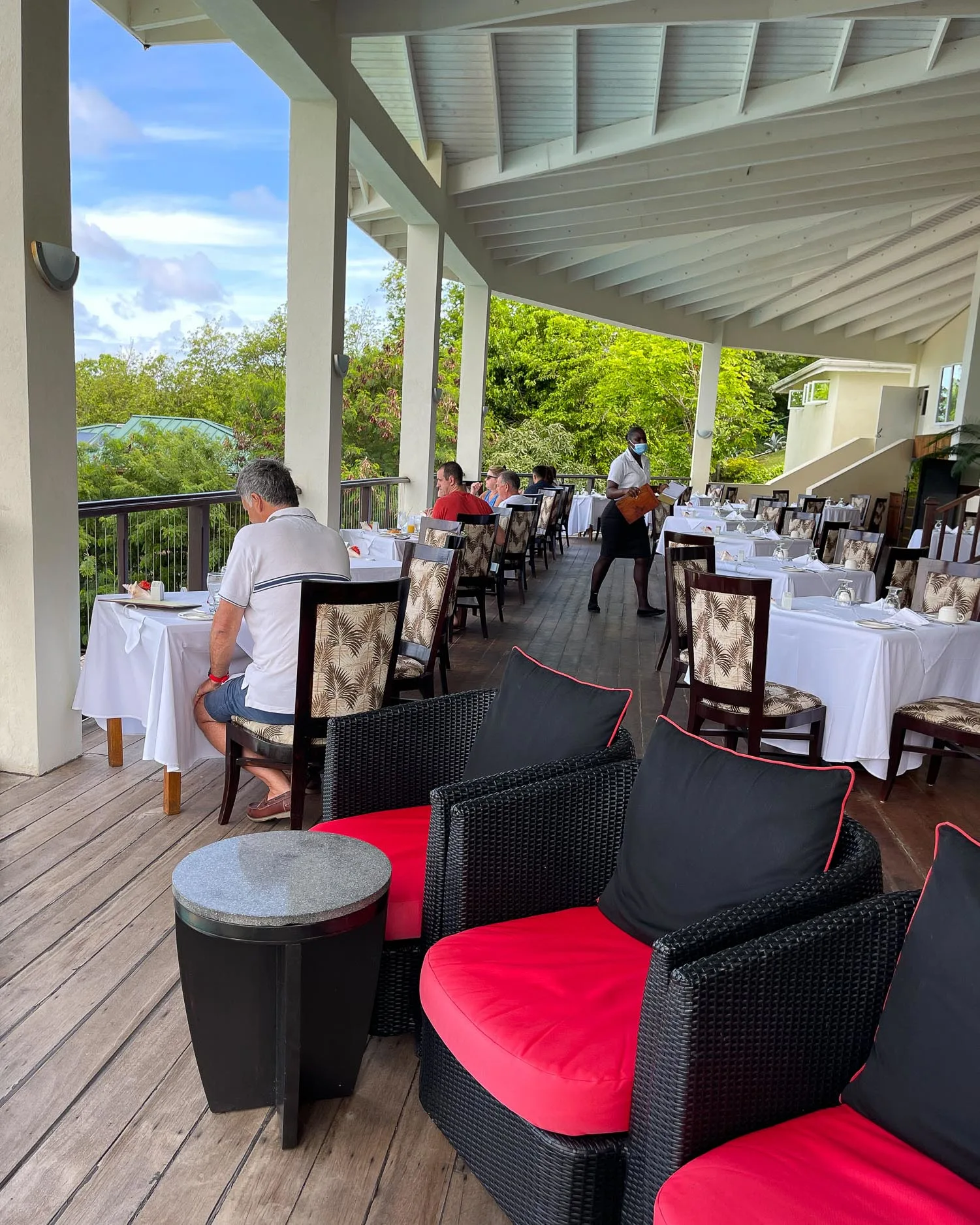 Windsong restaurant at Calabash Cove Saint Lucia Photo Heatheron