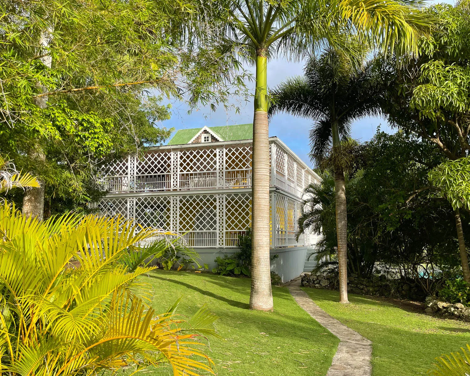 Yellow Manor House at Hermitage Nevis Photo Heatheronhertravels.com