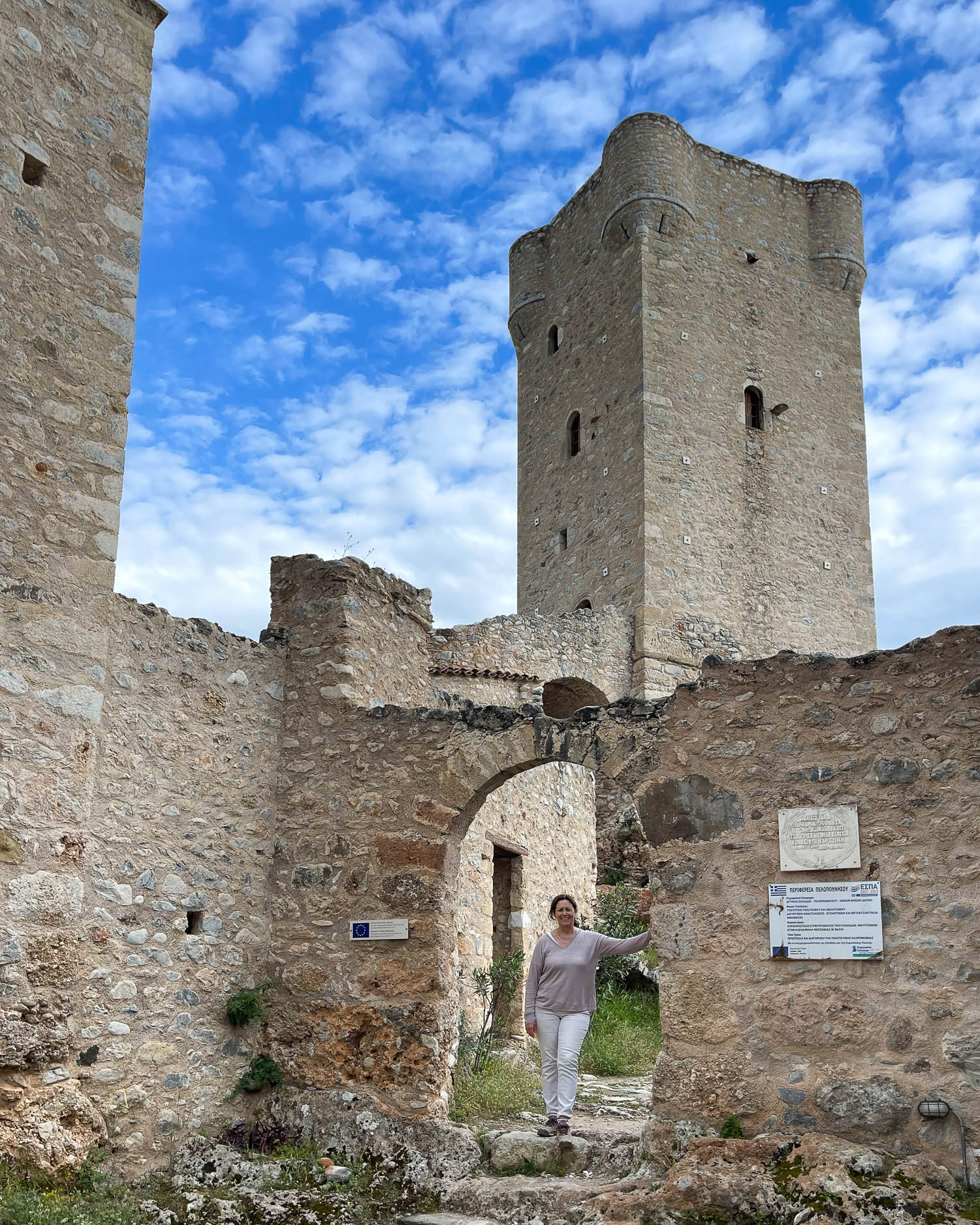 Old Kardamyli Tower of Mourtzinos Mani Peninsula Greece Photo Heatheronhertravels.com