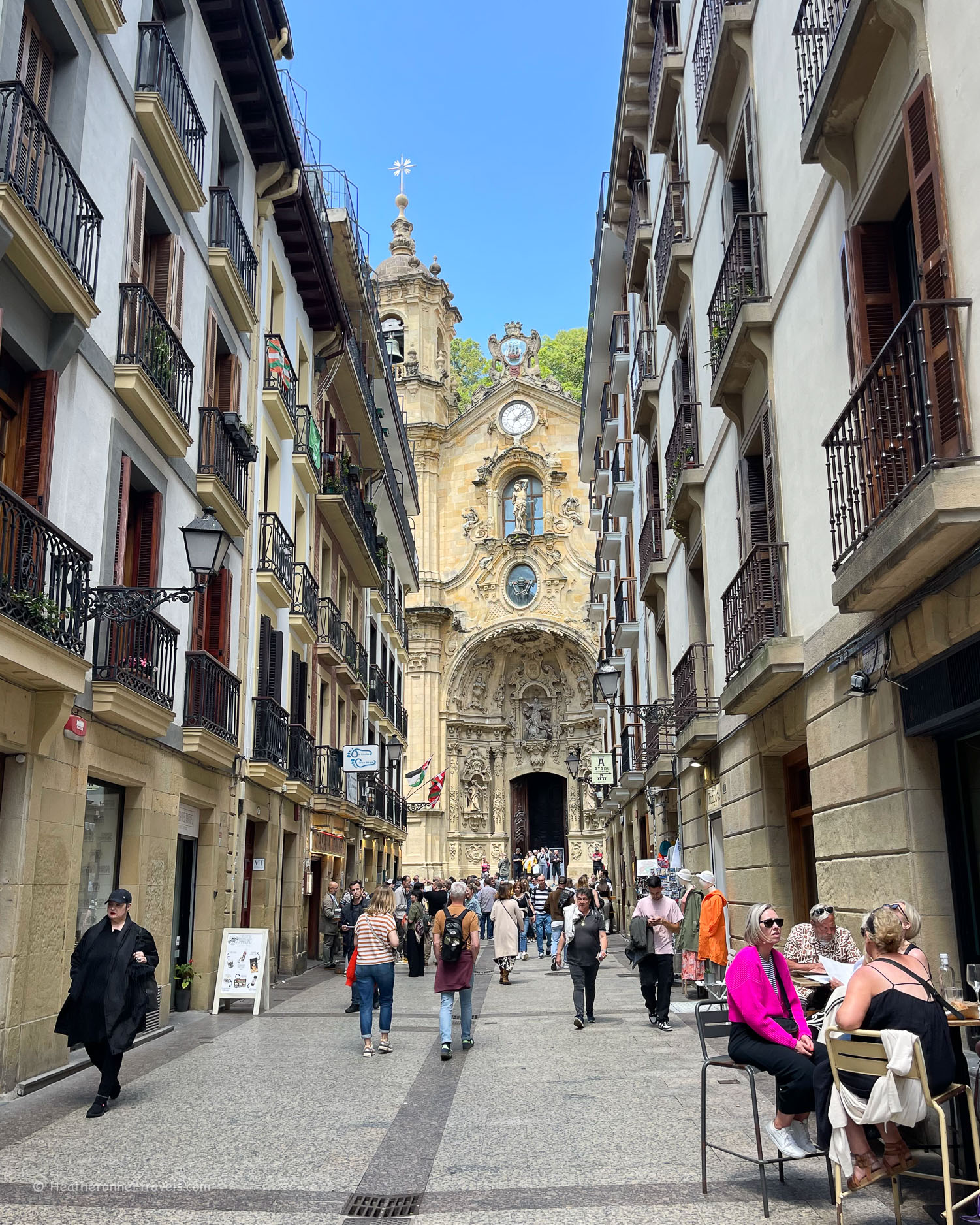 Basilica de Santa Maria del Coro in San Sebastian - Donostia Basque Spain ©Heatheronhertravels.com