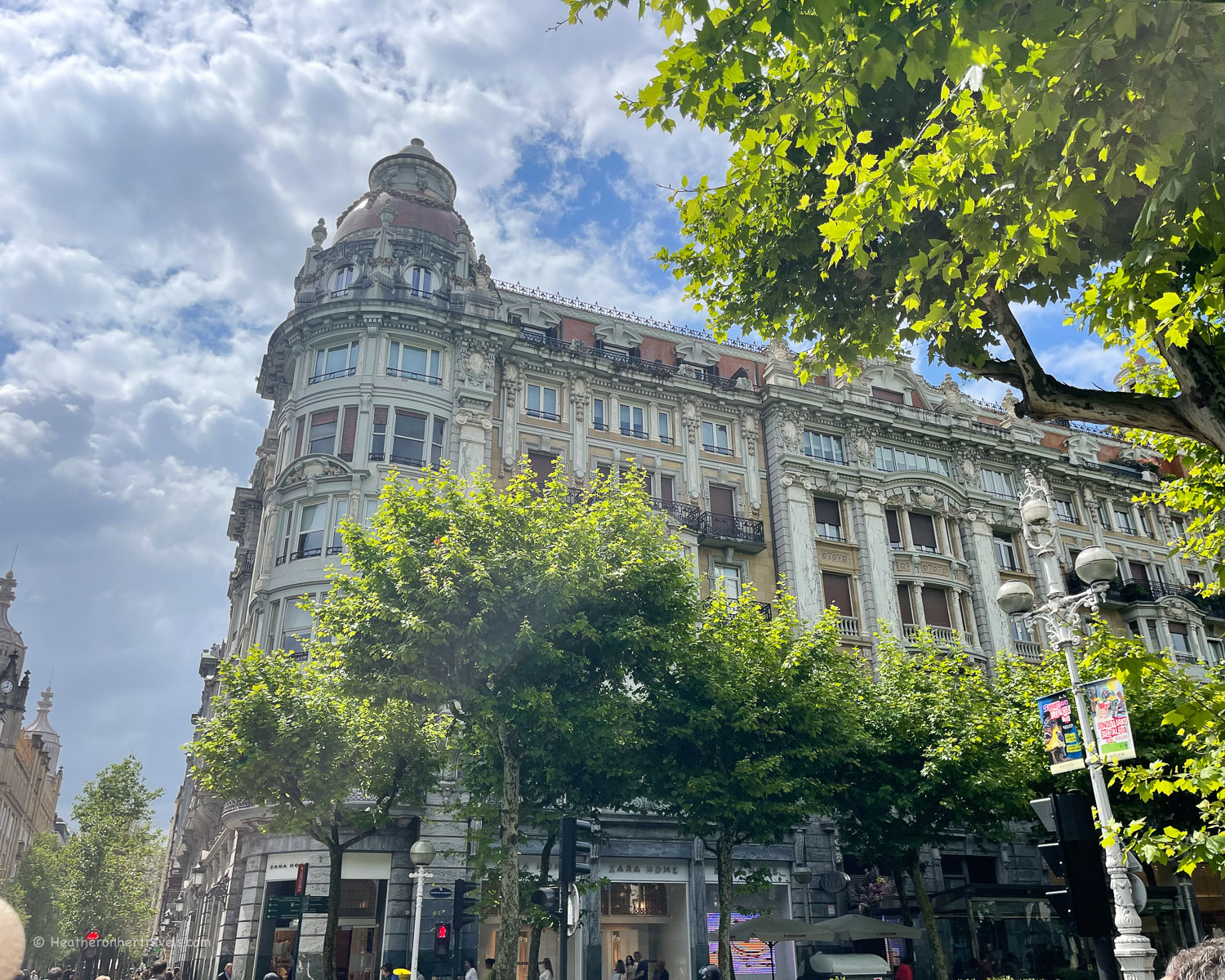 Belle Epoque architecture in Centro district of San Sebastian - Donostia Basque Spain ©Heatheronhertravels.com