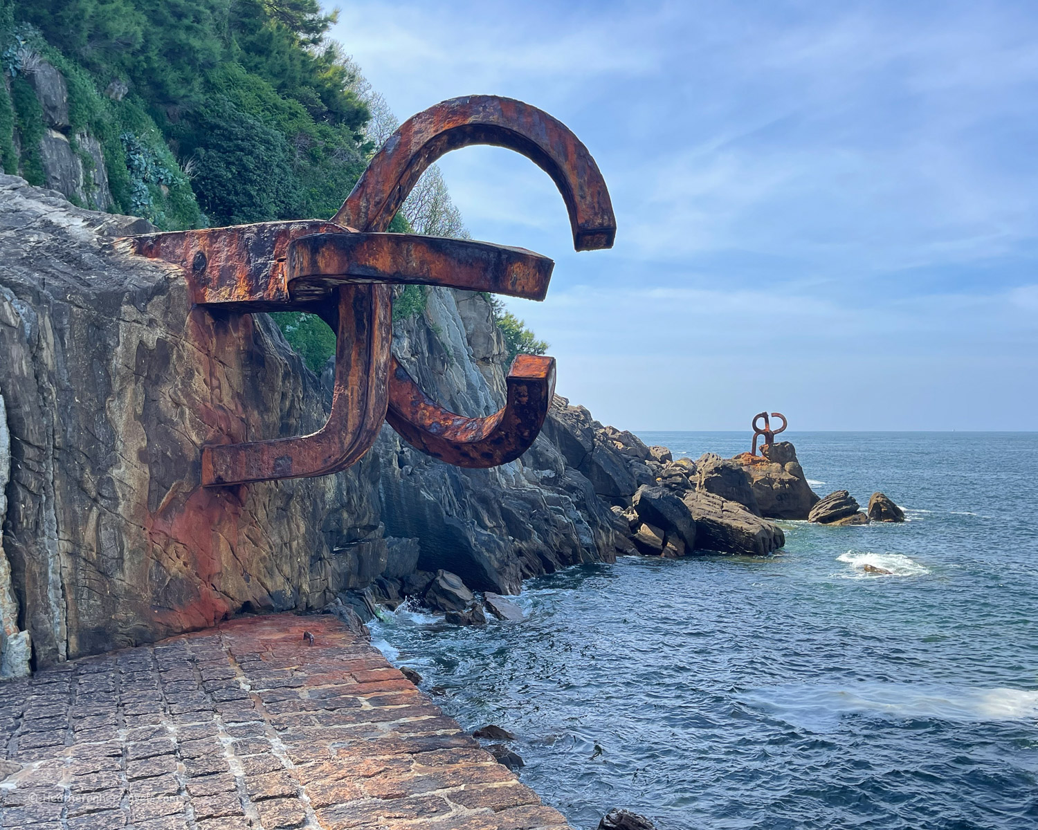 Comb of the Wind _ San Sebastian _ Donostia Basque Spain © Heatheronhertravels.com