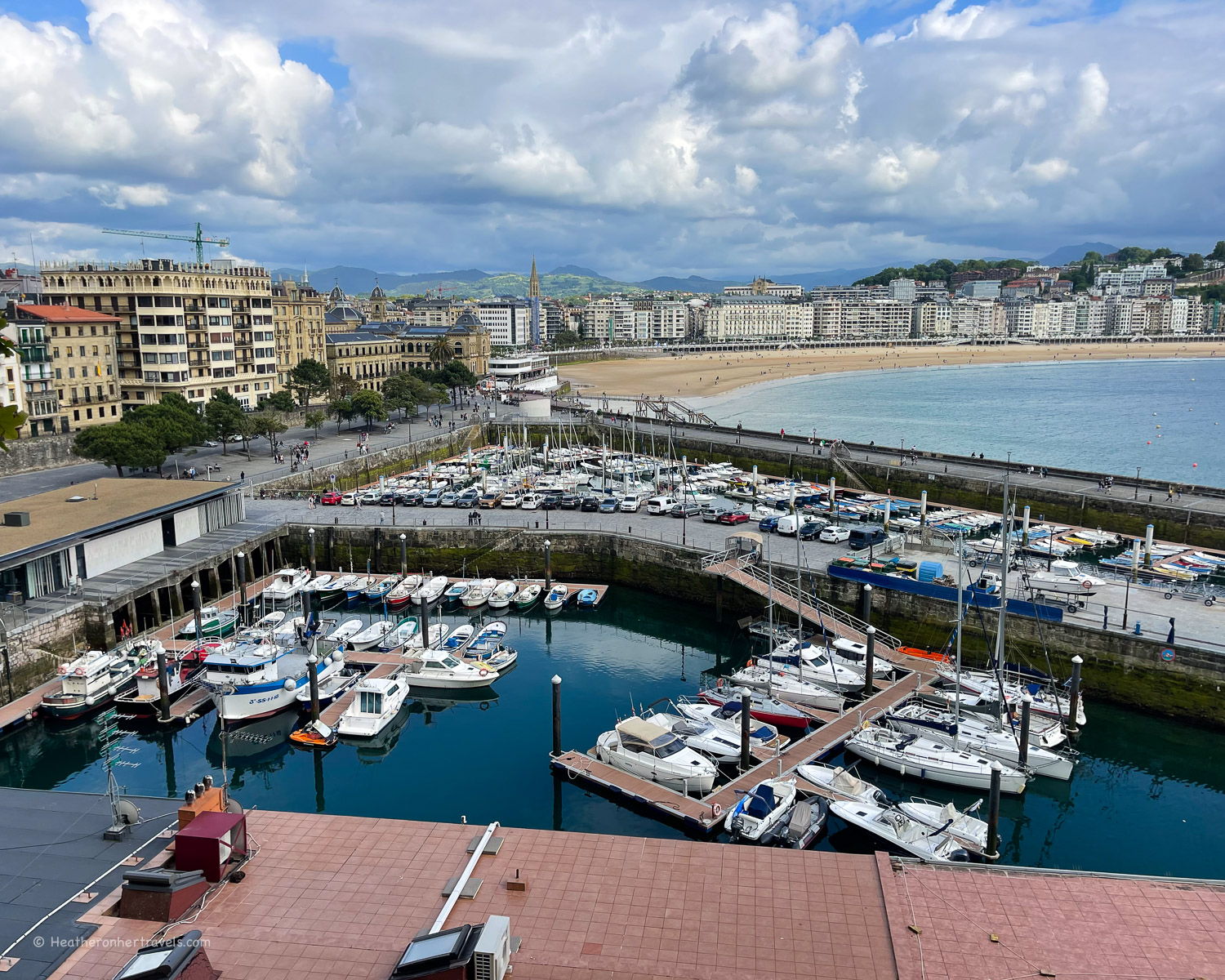 Old Port at San Sebastian - Donostia Basque Spain ©Heatheronhertravels.com