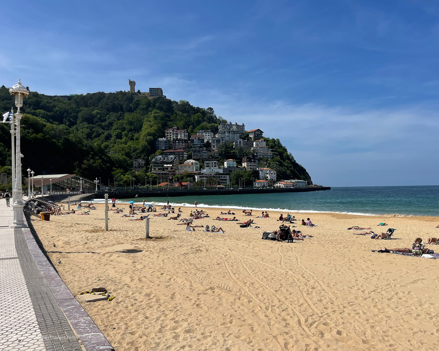 Playa Onderata in San Sebastian - Donostia Basque Spain ©Heatheronhertravels.com