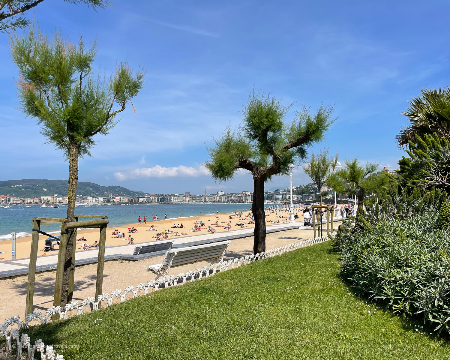 Playa Onderata in San Sebastian - Donostia Basque Spain ©Heatheronhertravels.com