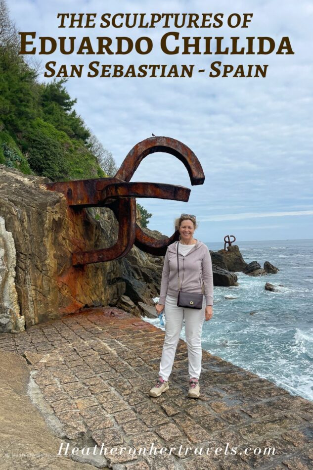 Eduardo Chillida sculpture in San Sebastian Pinterest 2