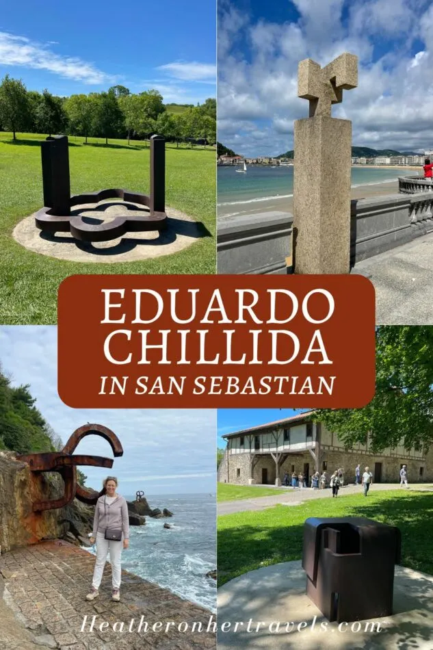 Eduardo Chillida sculpture in San Sebastian Pinterest 1