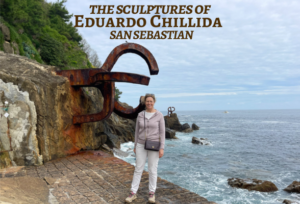 Sculpture of Eduardo Chillida in San Sebastian Spain