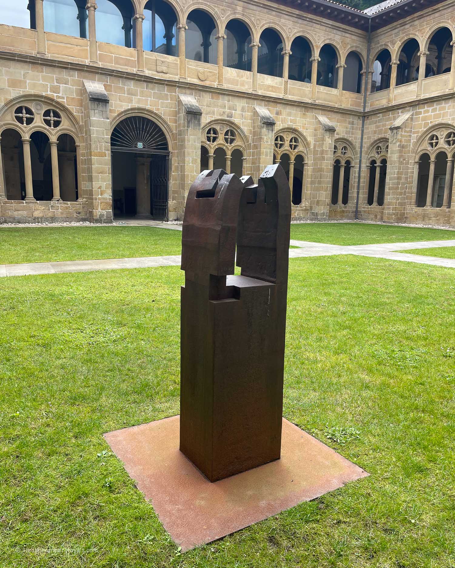 Eduardo Chillida sculpture San Telmo Museum San Sebastian _ Donostia Basque Spain © Heatheronhertravels.com