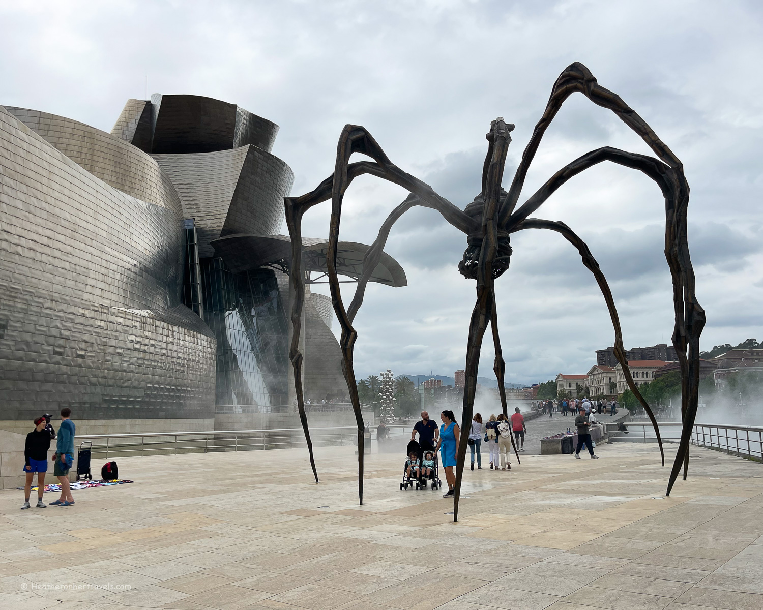 Maman at the Guggenheim Bilbao Spain © Heatheronhertravels.com