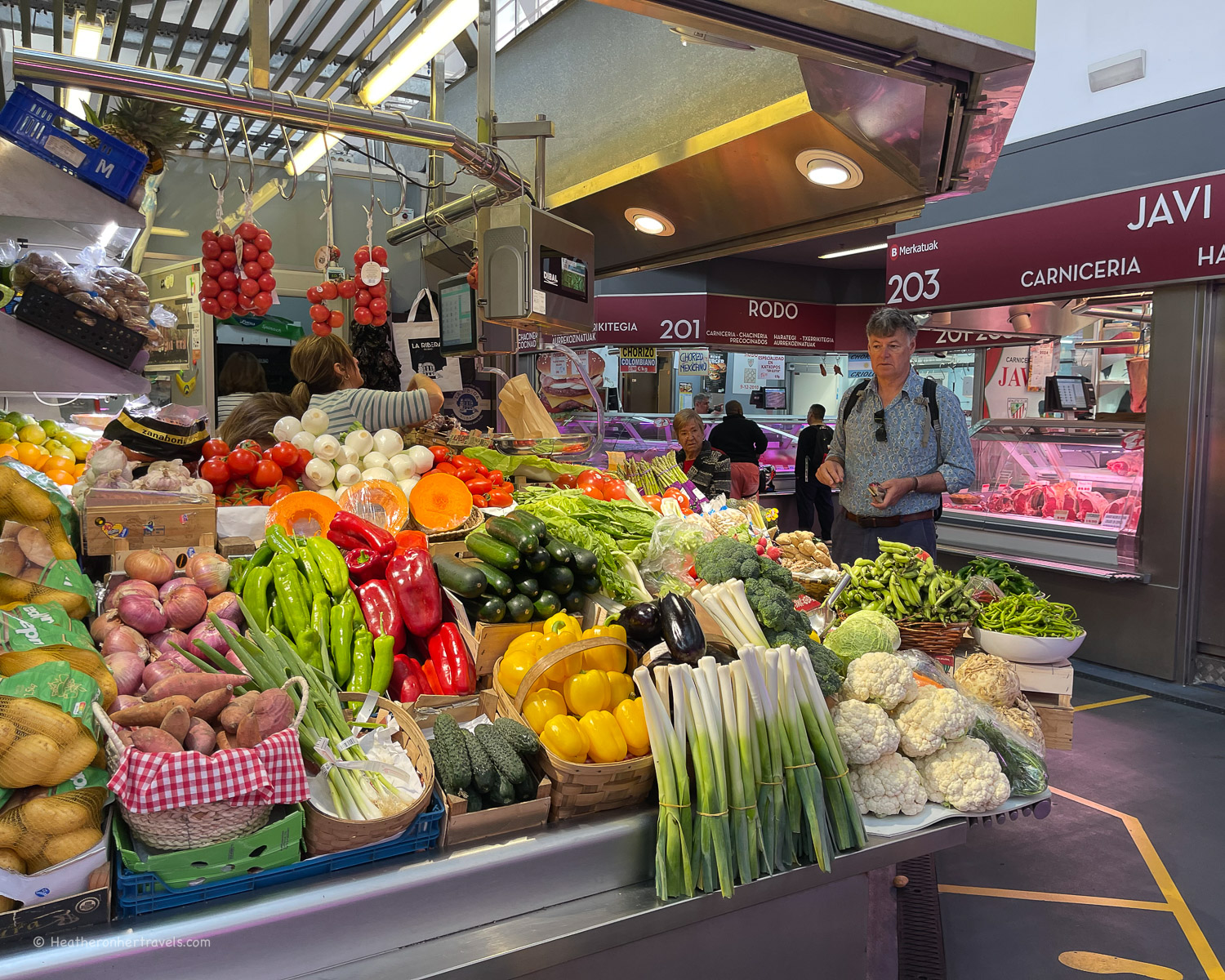 Mercado de la Ribera in Bilbao Spain © Heatheronhertravels.com