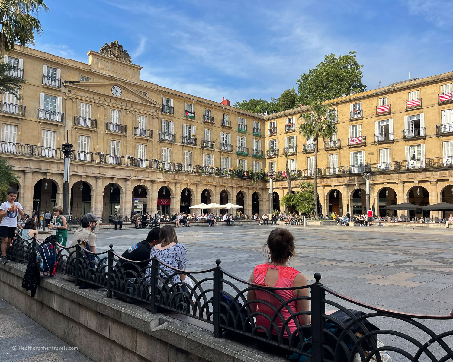 Plaza Nueva Bilbao Spain © Heatheronhertravels.com