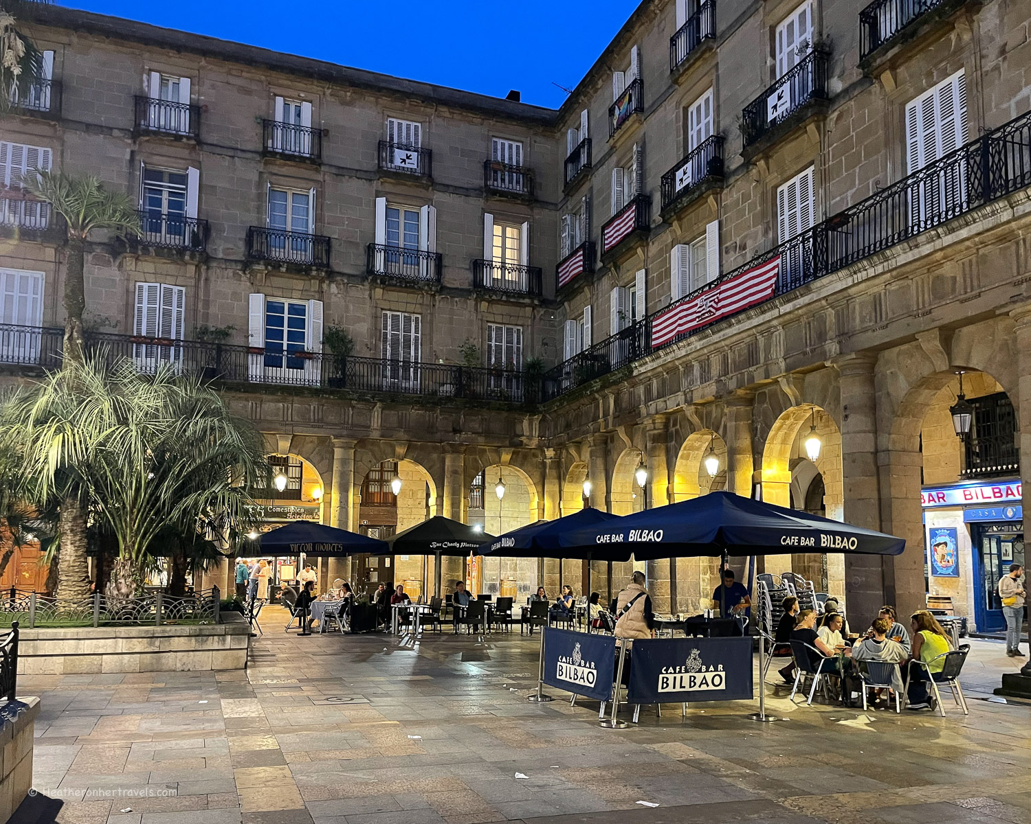 Plaza Nueva Bilbao Spain © Heatheronhertravels.com