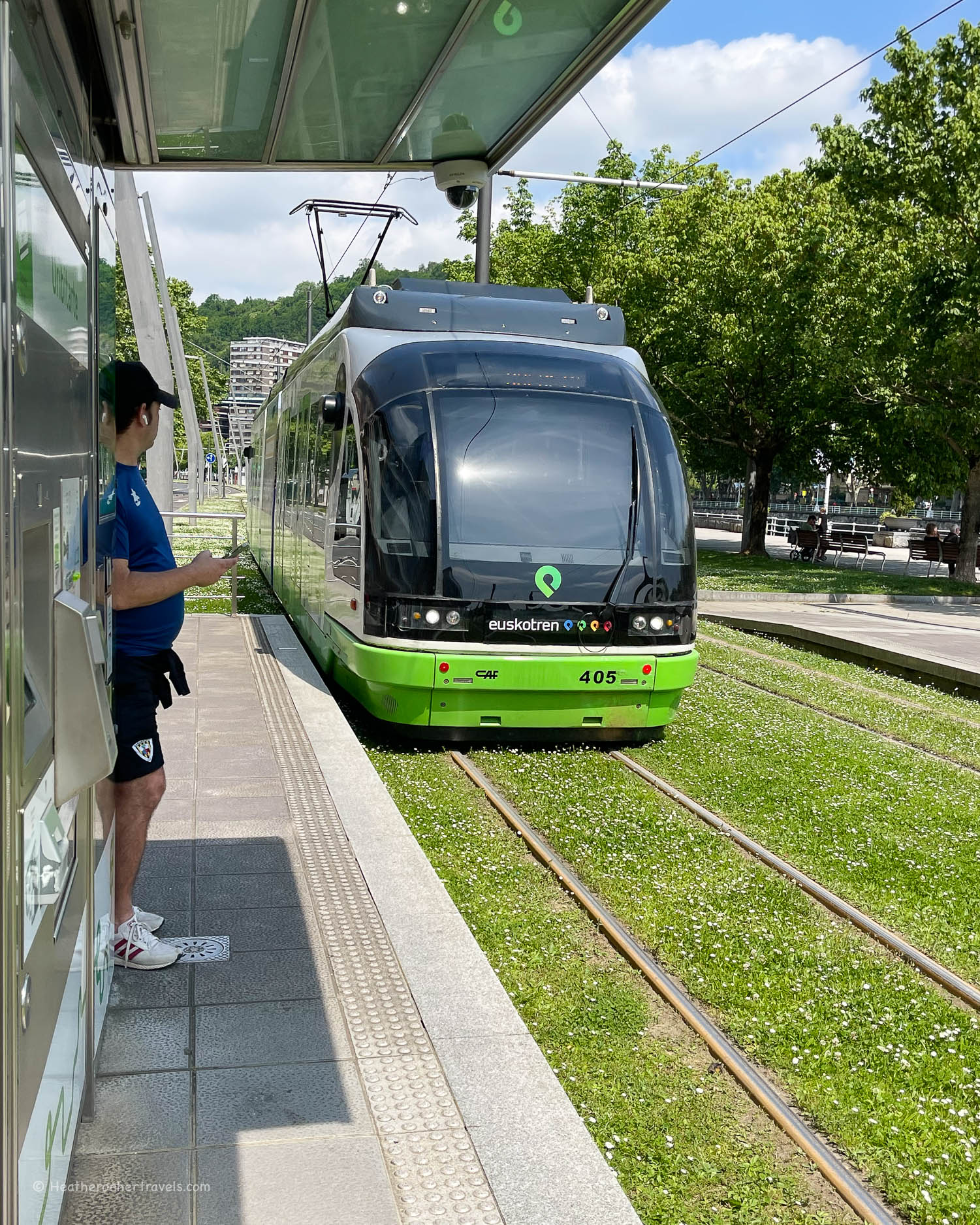 Tram in Bilbao Spain © Heatheronhertravels.com