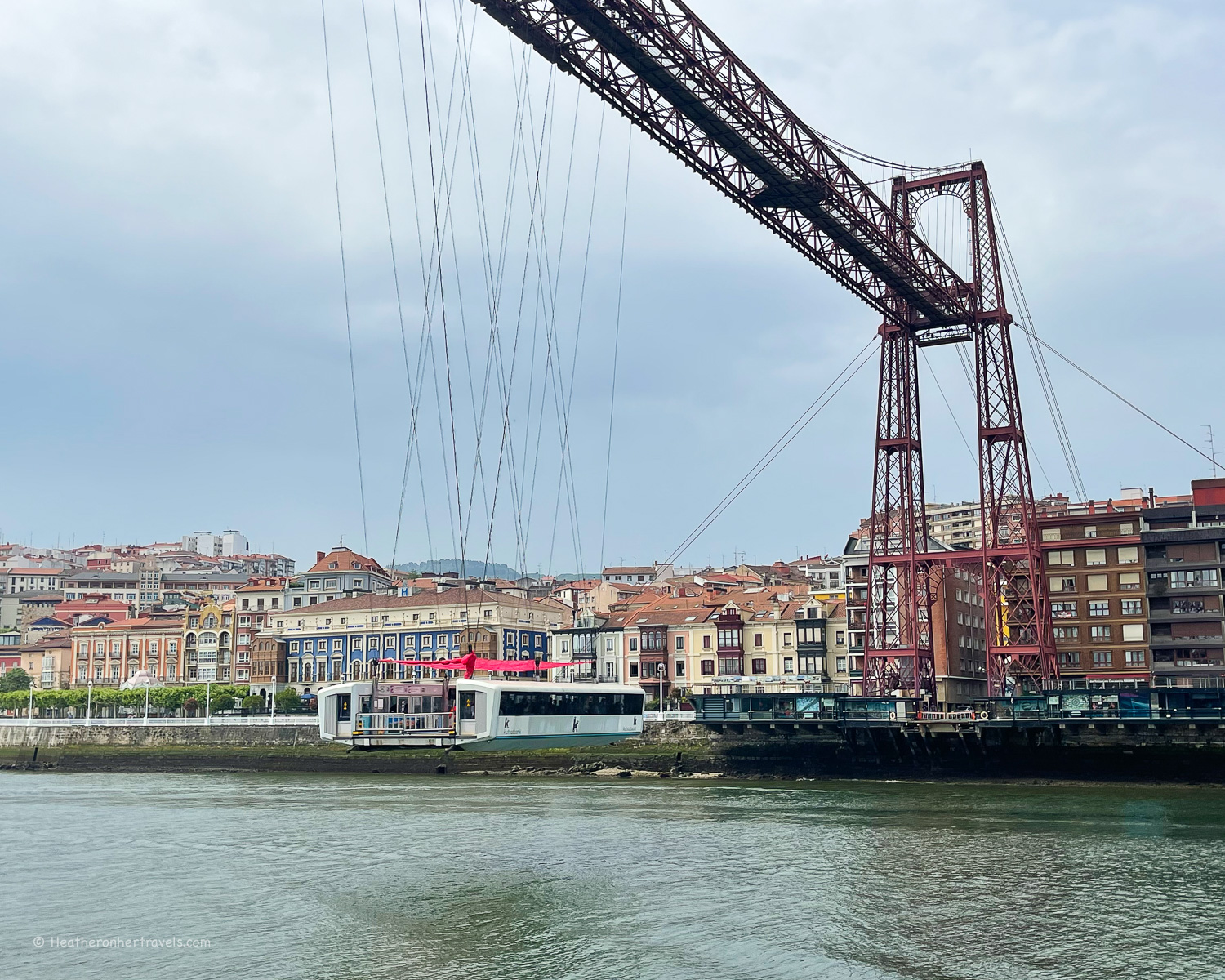 Vizcaya Bridge Bilbao Spain © Heatheronhertravels.com