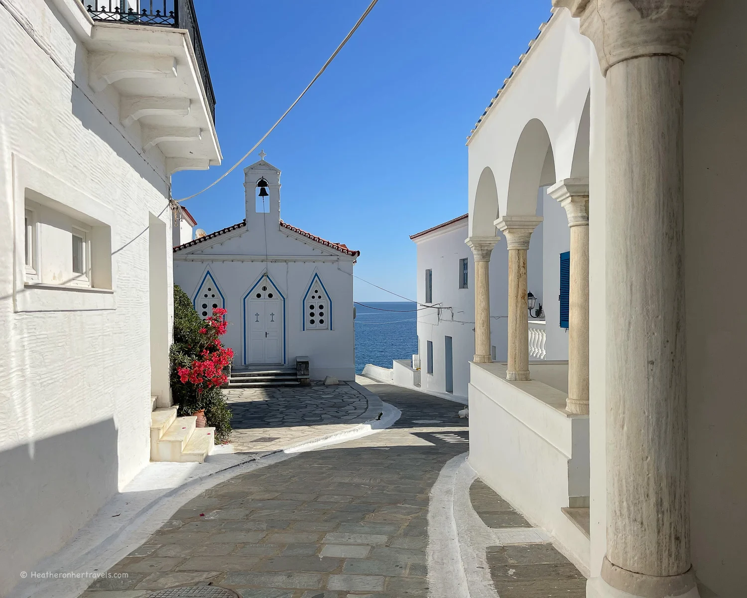 Hiking in Andros Greece - the Andros Routes walking trails