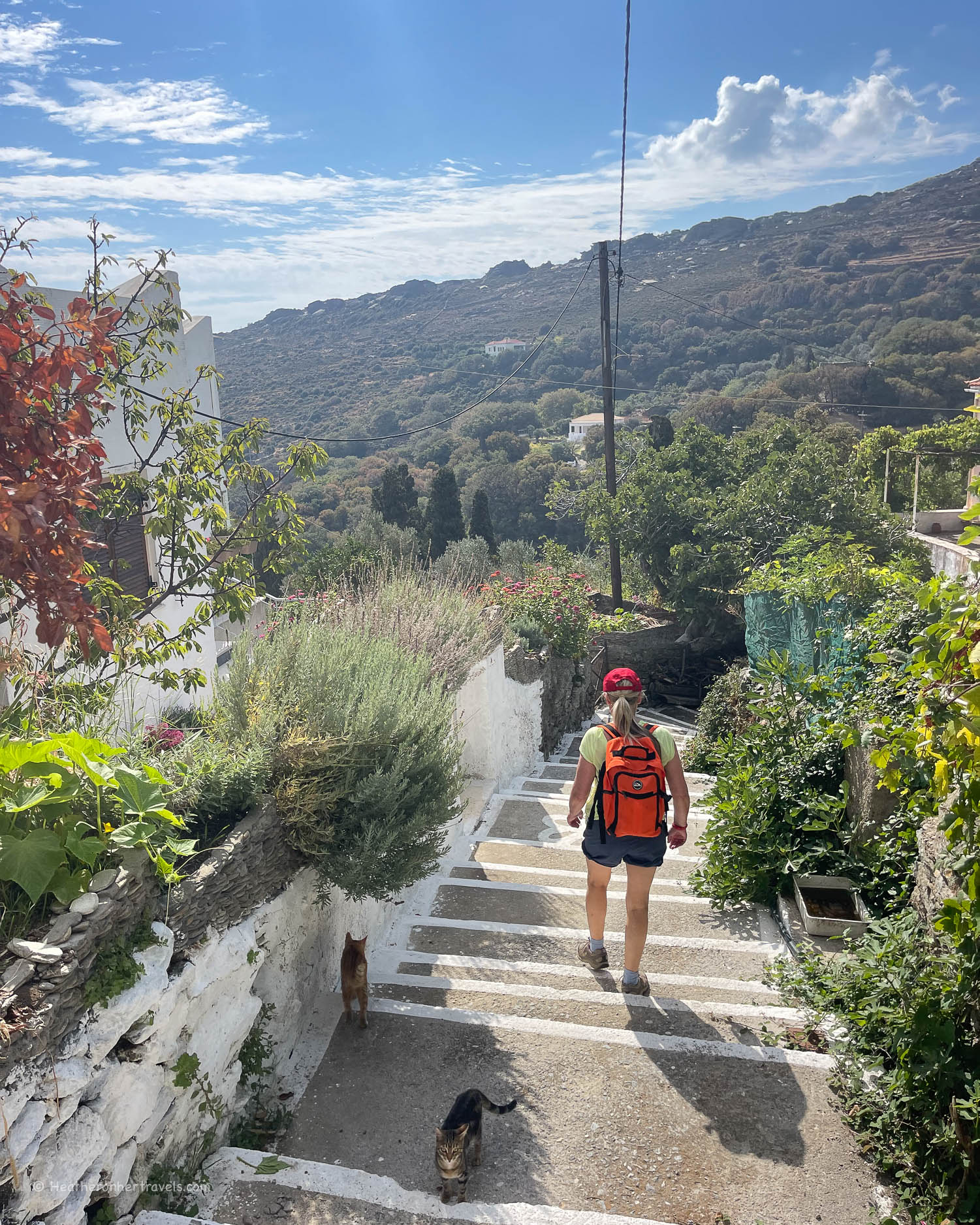 Apikia - Hiking in Andros Greece Photo © Heatheronhertravels.com