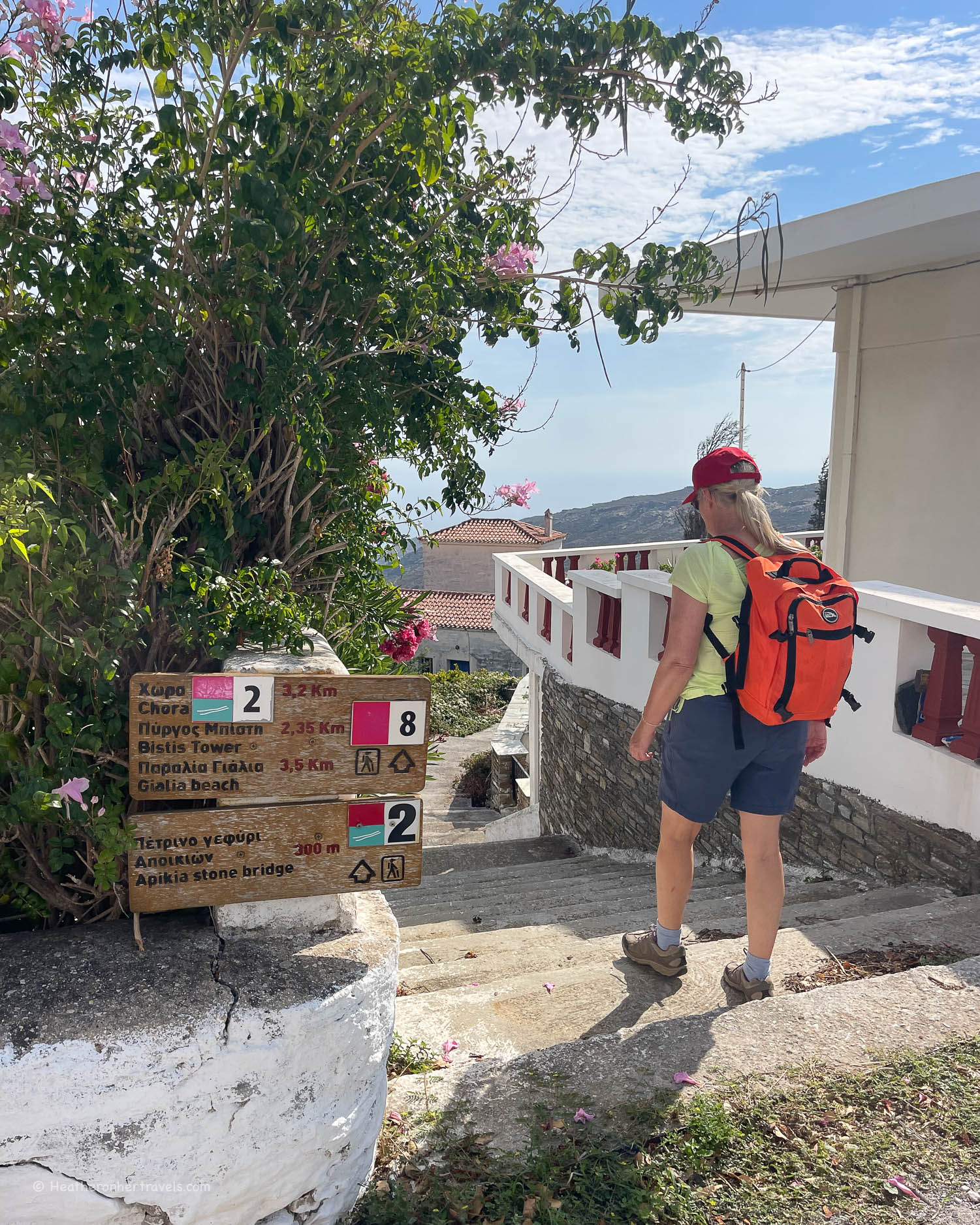 Apikia - Hiking in Andros Greece Photo © Heatheronhertravels.com