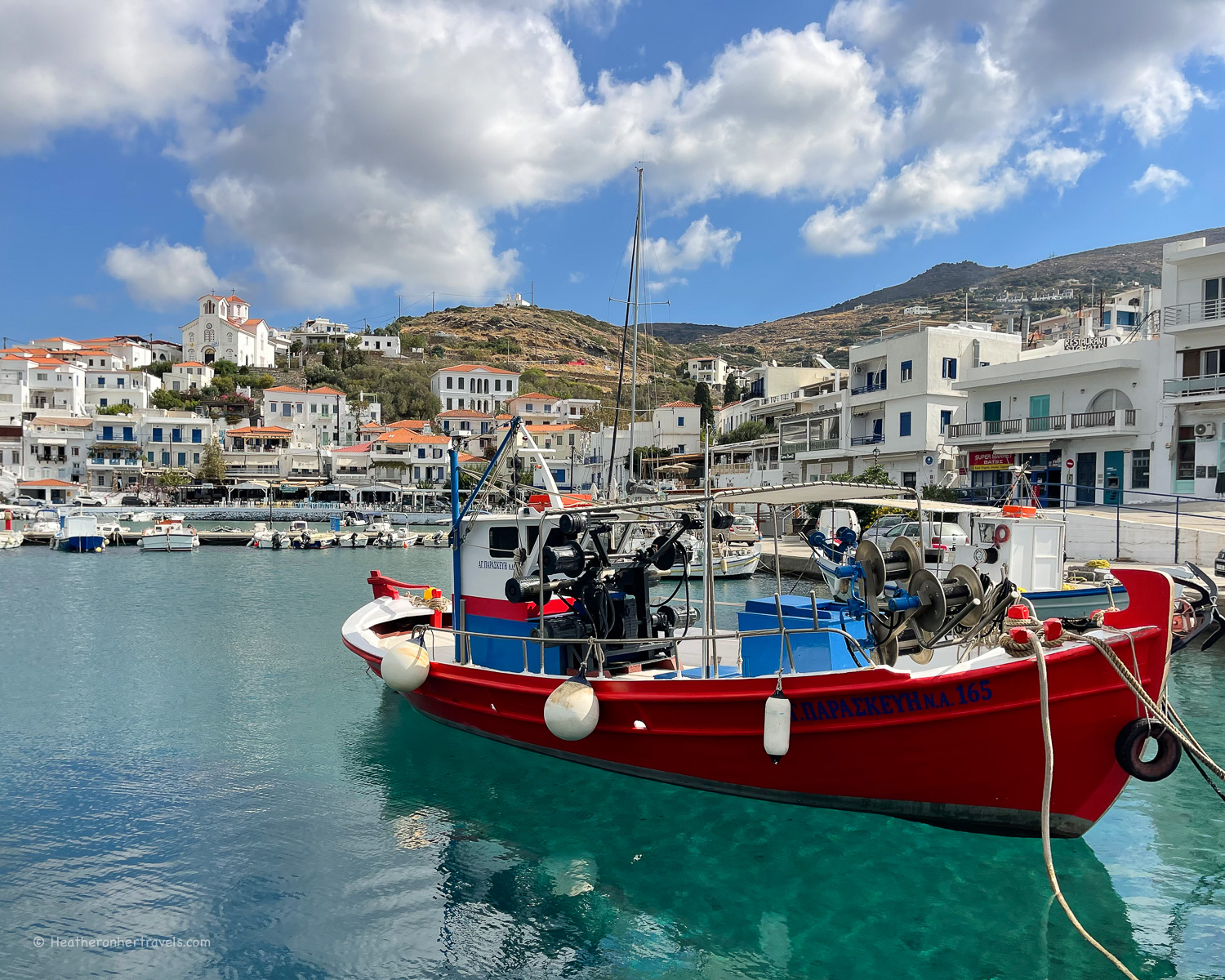 Batsi Andros Greece Photo Heatheronhertravels.com