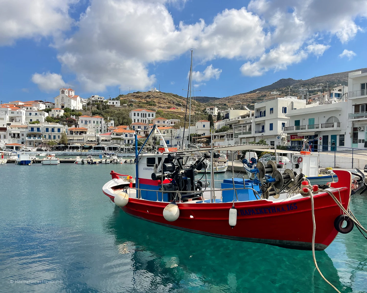 Batsi Andros Greece Photo Heatheronhertravels.com