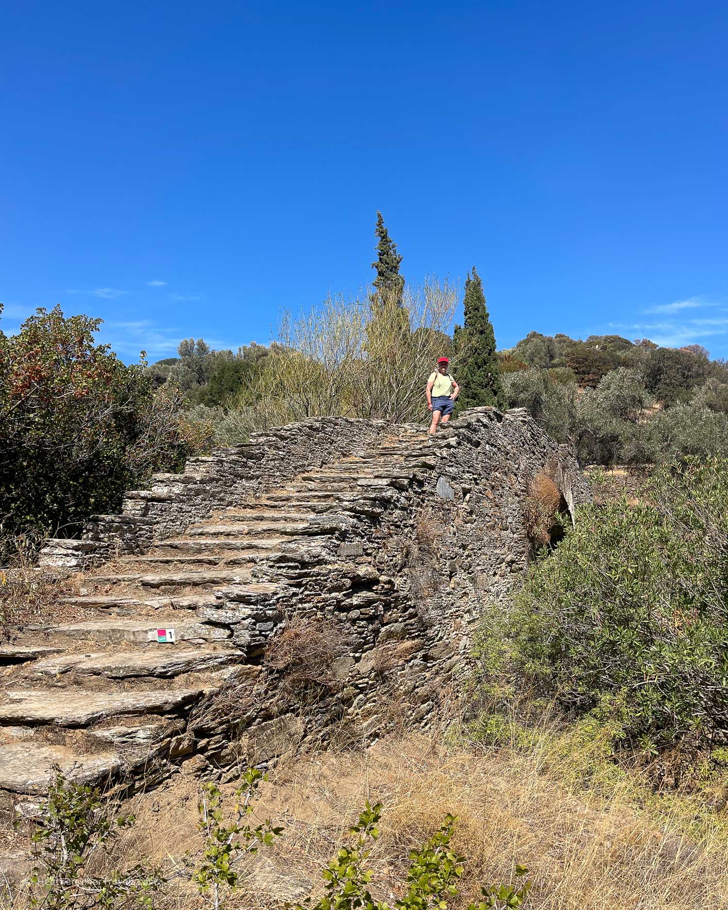 Hiking from Panachrantou Monastery in Andros Greece Photo © Heatheronhertravels.com