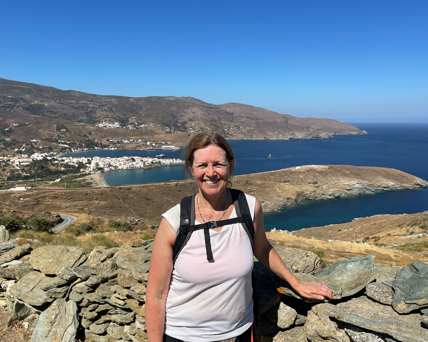 Hiking in Andros Greece - Syneti to Chora - Photo © Heatheronhertravels.com