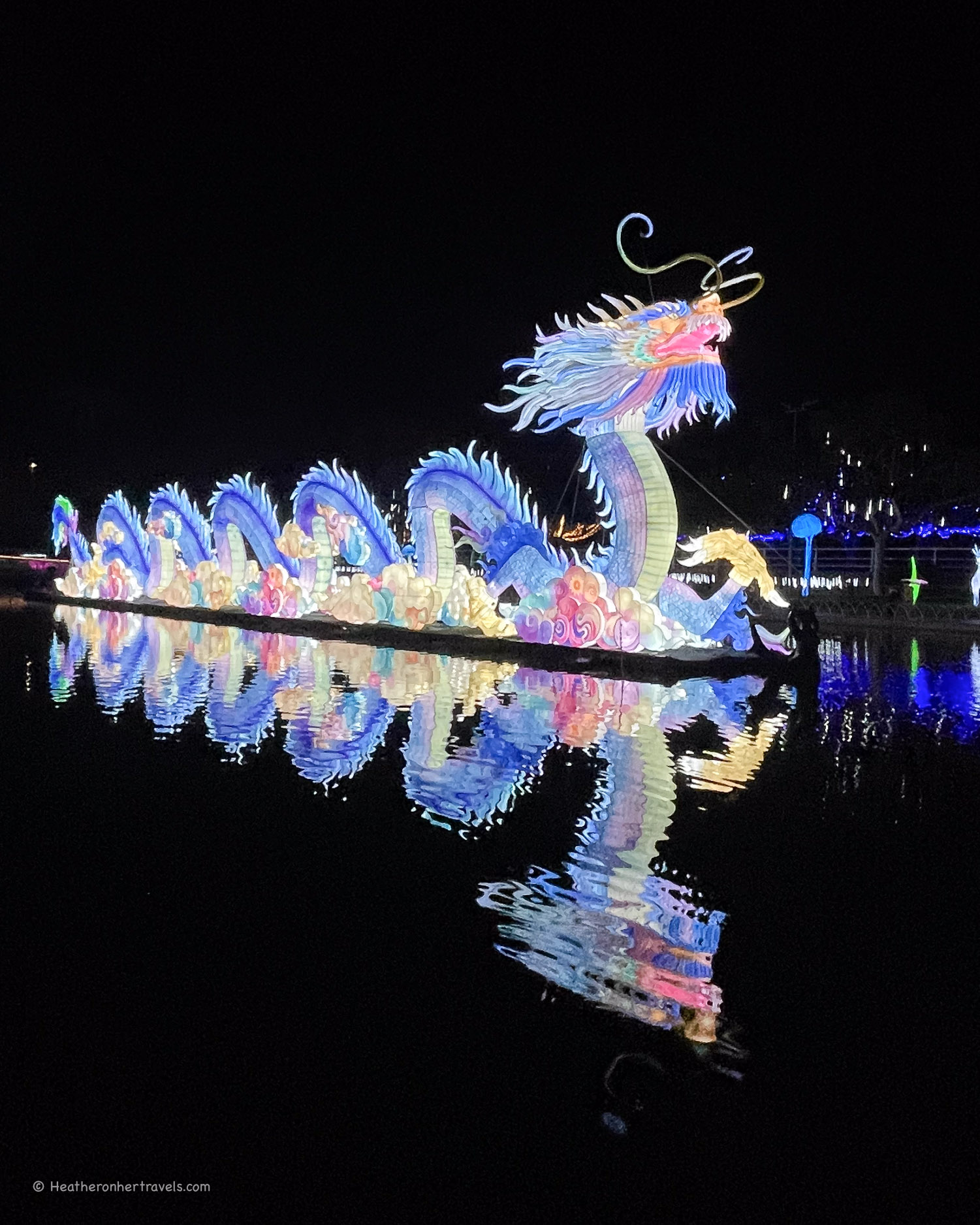 Chinese Lantern Show in Malaga © Heatheronhertravels.com