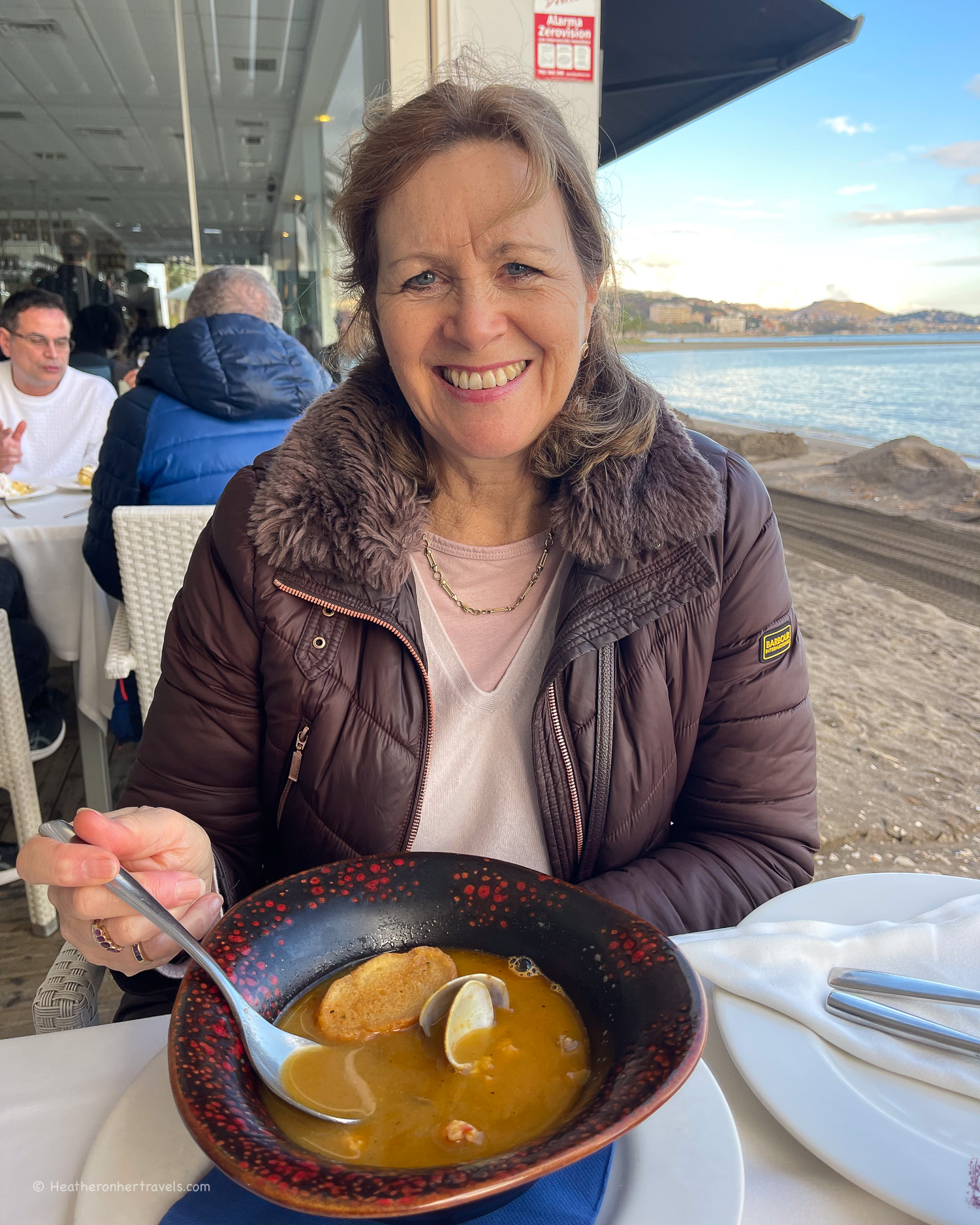 Seafood on the beach in Malaga Spain © Heatheronhertravels.com