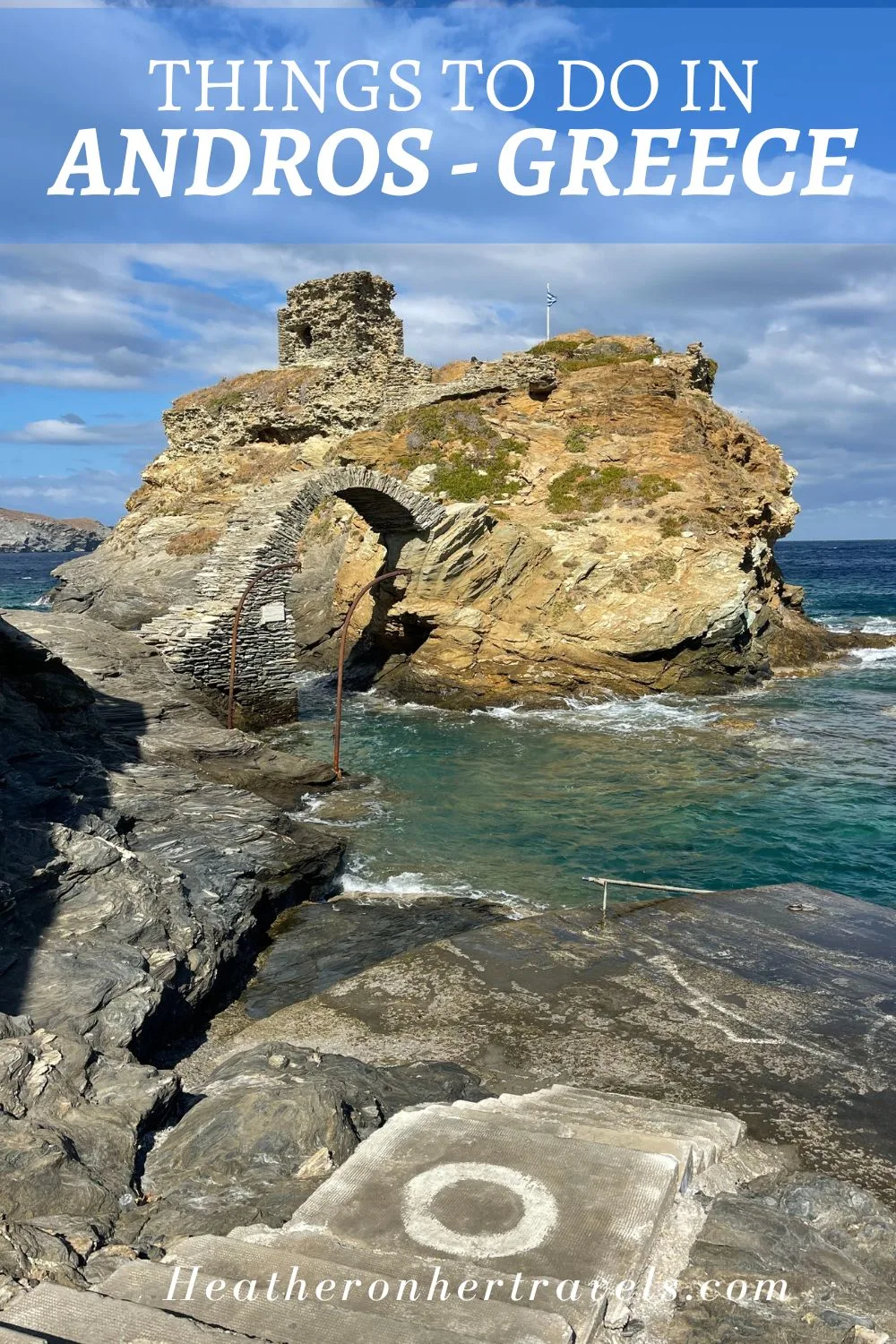 Andros guide Pinterest - Things to do in Andros Greece Photo Heatheronhertravels.com