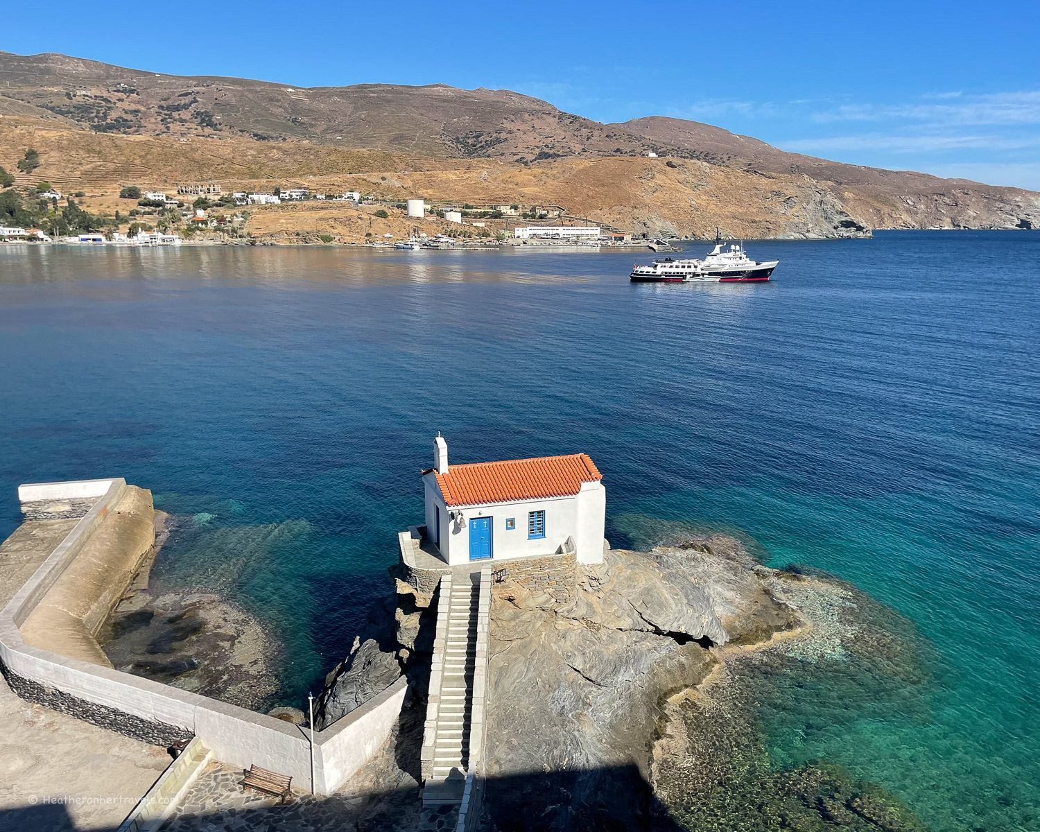 Chora Andros Greece © Heatheronhertravels.com