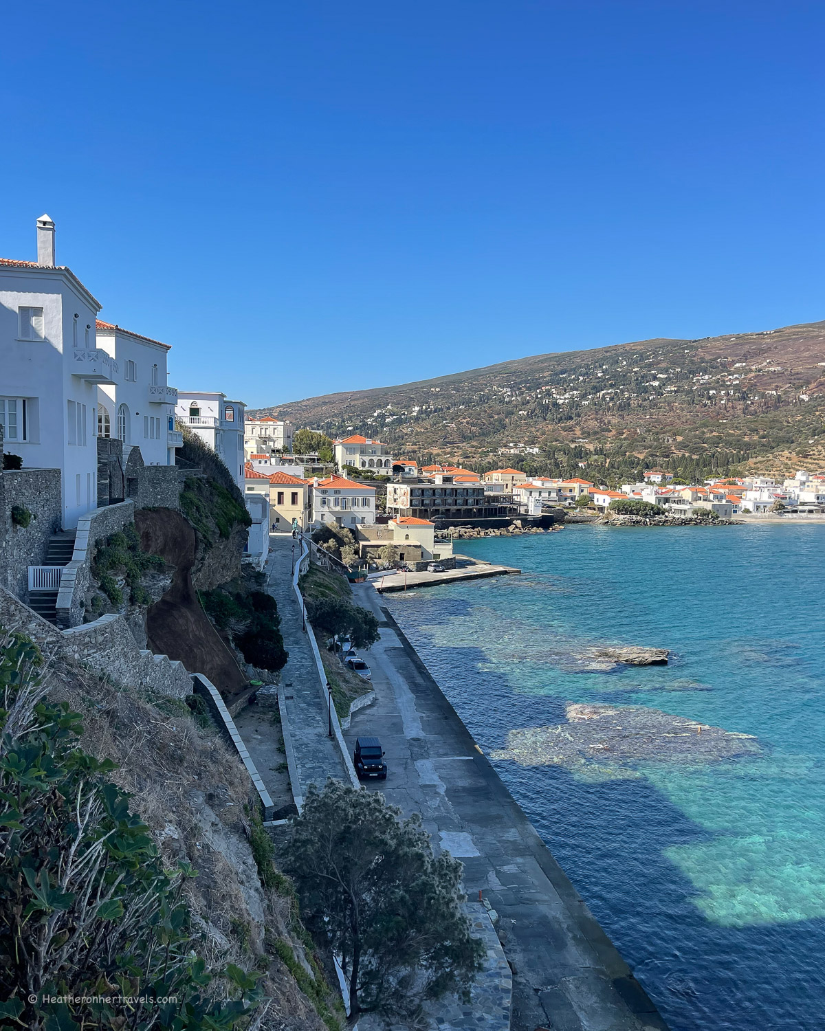 Chora Andros Greece © Heatheronhertravels.com