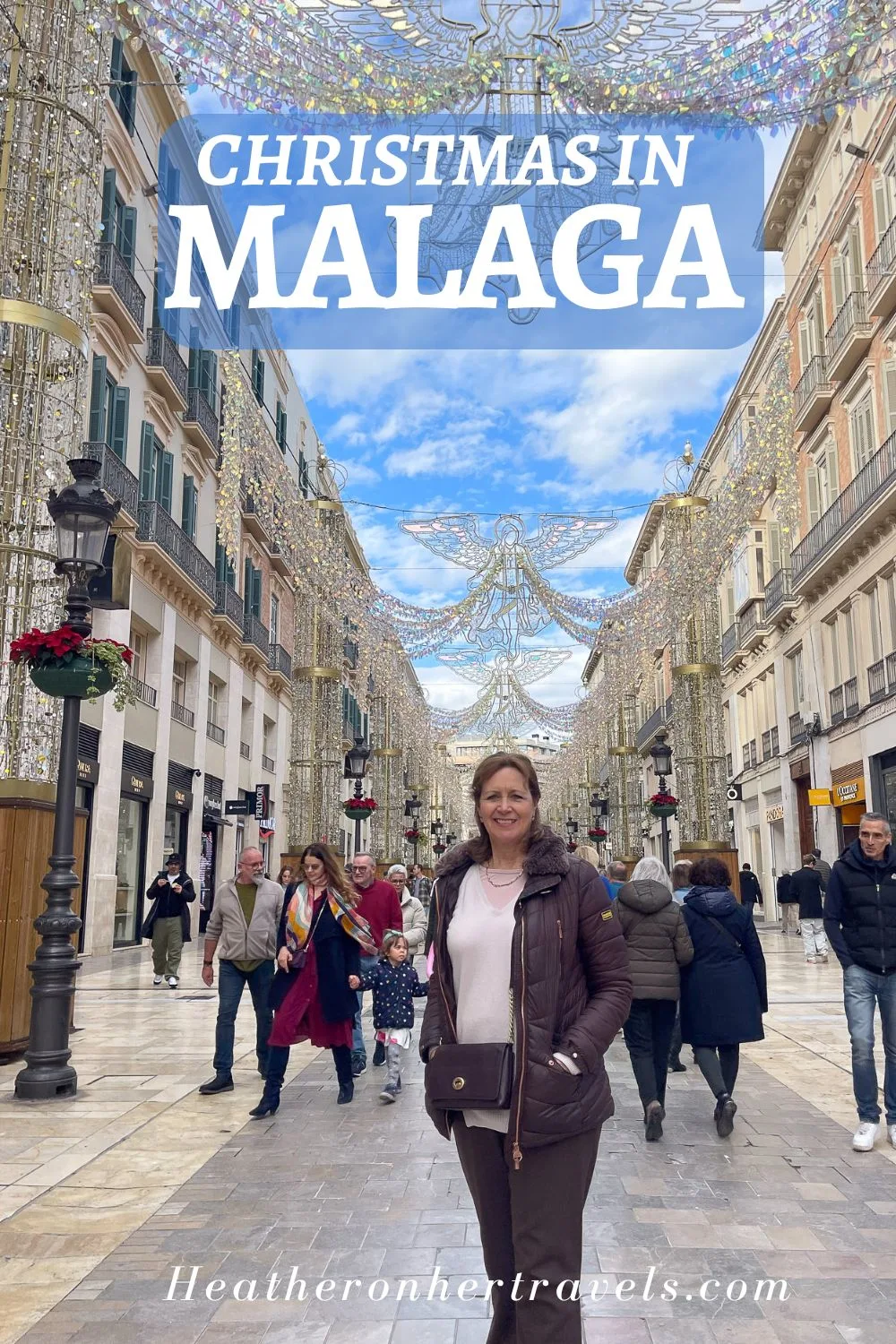 Malaga at Christmas Pinterest