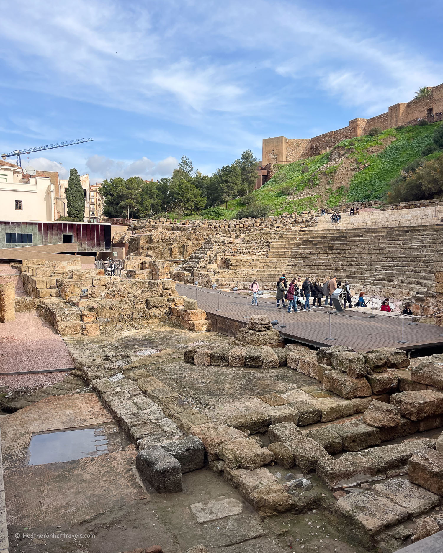 Roman Ampitheatre in Malaga Spain © Heatheronhertravels.com