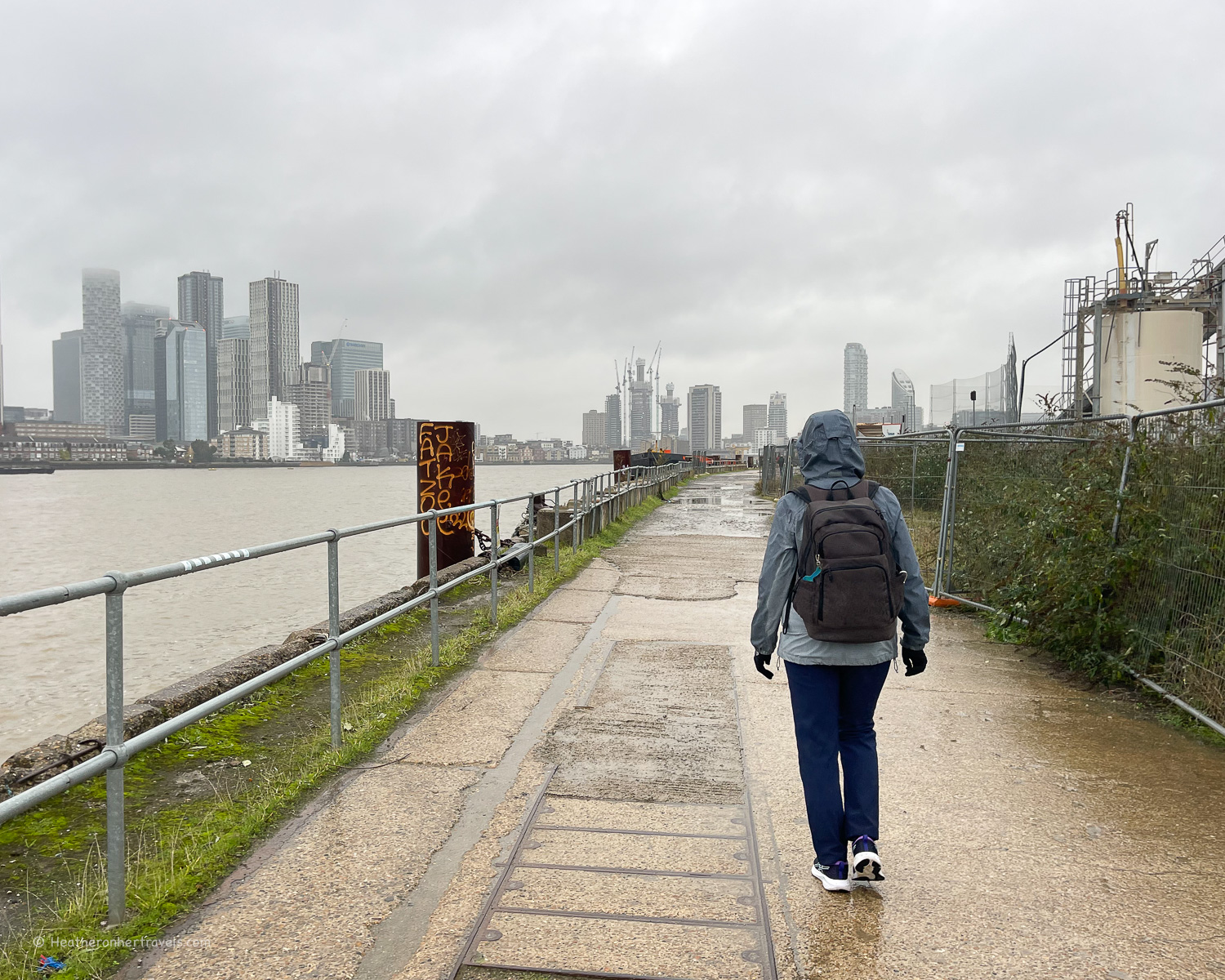 Bermondsey on the Thames Path National Trail © Heatheronhertravels.com