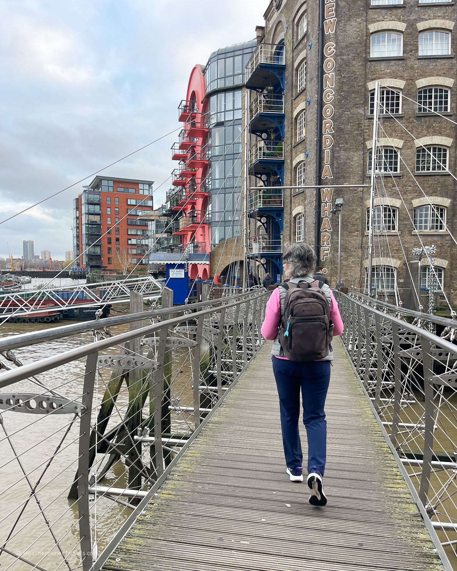 Bermondsey on the Thames Path National Trail © Heatheronhertravels.com