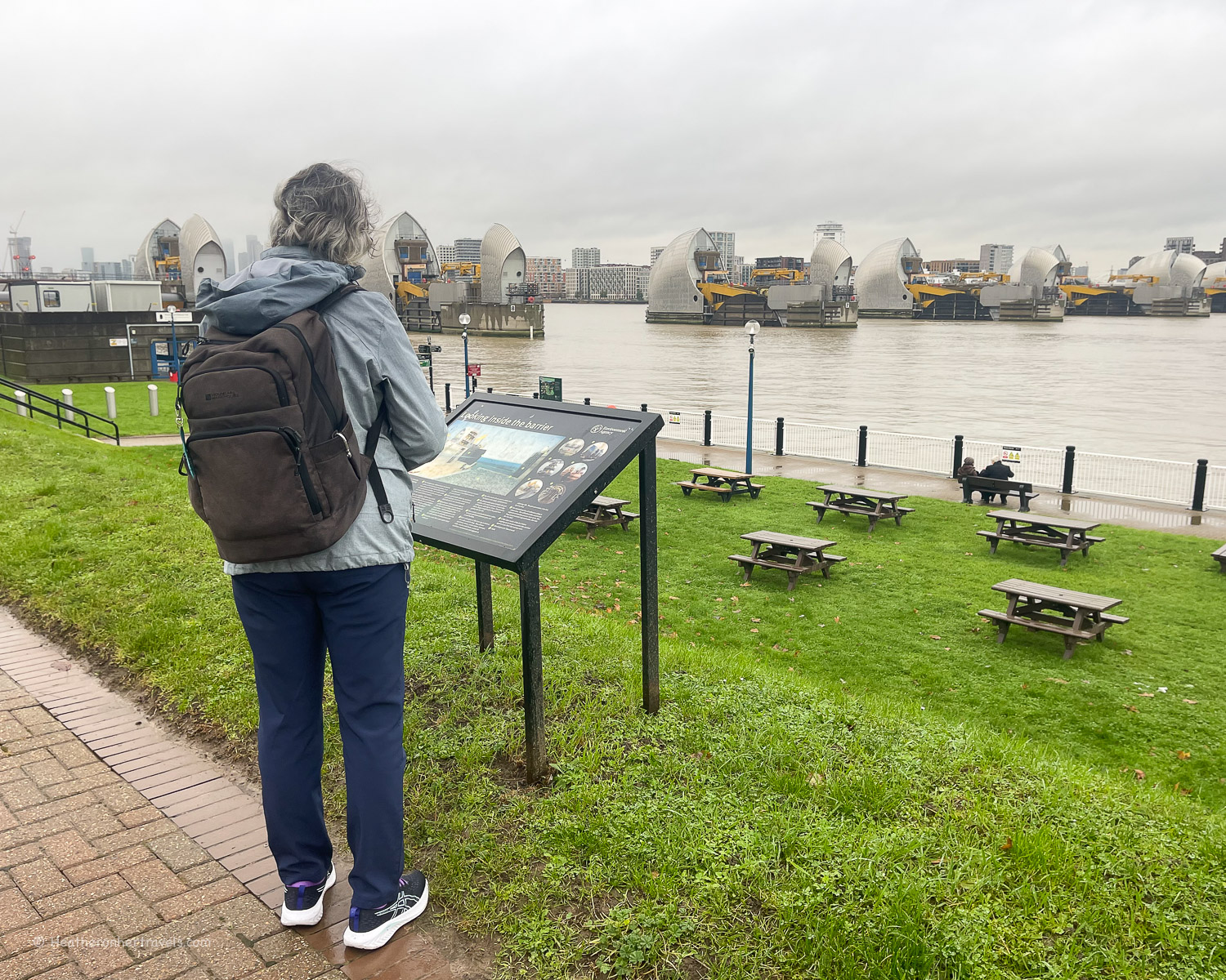 Thames Barrier on the Thames Path National Trail © Heatheronhertravels.com