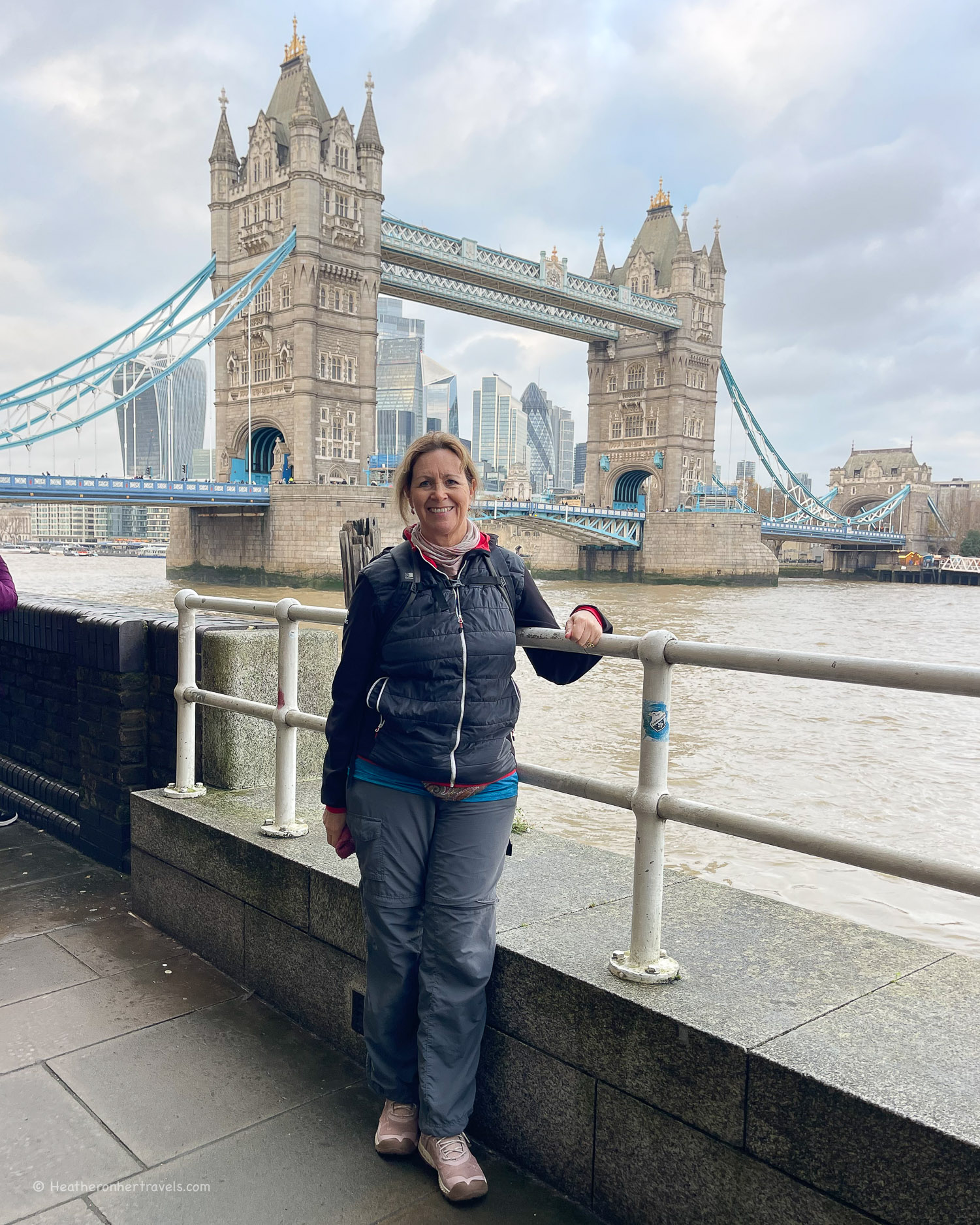 Tower Bridge on the Thames Path National Trail © Heatheronhertravels.com